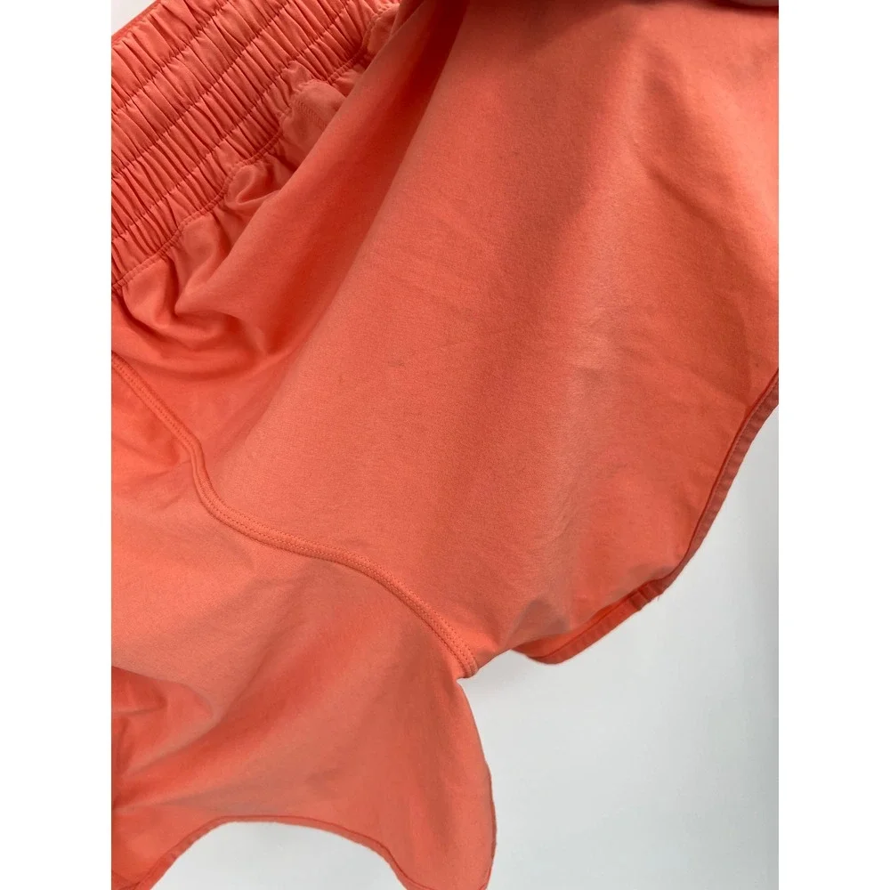 Lululemon Hotty Hot High-Rise Lined Shorts Coral Orange Size 8